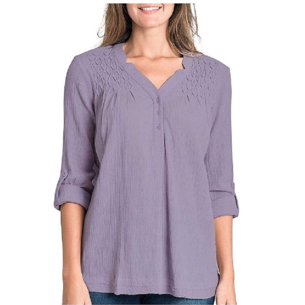 Bandolino Boho Tunic Gauze Top
